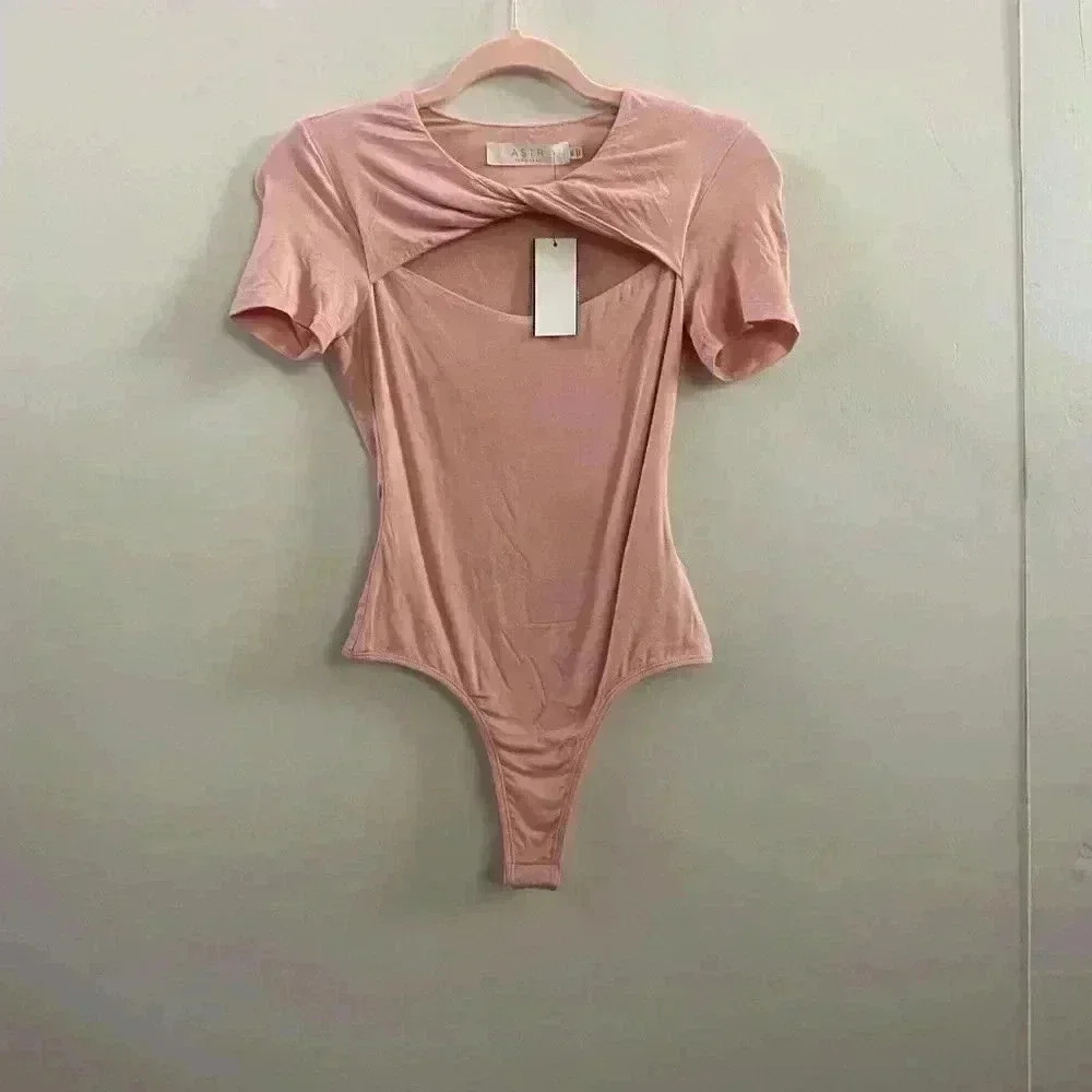 Astr pink bodysuit XS